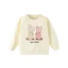 Sudadera Redonda Dulce y Linda Otoño/Invierno 2026 para Niños Bordado de Animales Linda Prenda Superior para Bebé/Niño En Stock Ropa