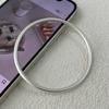 Pulsera de plata esterlina S925 antigua sólida cerrada esmerilada moda simple clásica lujo ligero diseño nicho versátil de alta gama