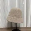 Nuevo sombrero de estilo coreano para otoño e invierno para mujer, sombrero tipo cubo casual para exteriores, color liso, simple y elegante, sombrero de pescador engrosado, moderno