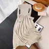 Vestido Tricô Elegante e Moderno de Meia Gola Alta Slim Fit Emagrecedor Feminino Nova Coleção Primavera e Outono 2026