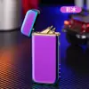 Capgemini 928 nuevo encendedor de carga a prueba de viento de doble arco alto valor de color personalidad regalo para novio al por mayor transfronterizo