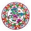 Rejas de ventana pintura de corte de papel Año Nuevo Festival de Primavera caracteres de la suerte hueco estilo chino Xi'an pequeños regalos obras hechas a mano regalos para el extranjero