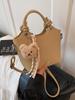Bolso de Mano Texturizado de Moda Transfronterizo Tipo Cubo para Mujer 2026 Nueva Moda Primavera/Verano Versátil para Viaje Cruzado Pequeño