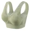 Sutiã esportivo transpirável plus size transfronteiriço para corrida, sem aro, respirável, vazado, estampado, sutiã esportivo fino