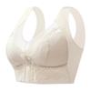 Nuevo sujetador push up de encaje de talla grande con soporte, ropa interior fina para mujer, sujetador deportivo inalámbrico adelgazante de pecho grande para mujer