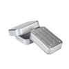 Jabonera japonesa de aluminio cuadrada de doble capa con tapa, venta al por mayor, jabonera de aluminio con drenaje, jabonera para inodoro doméstico