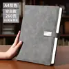 Piel para Cuaderno A4 Tacto Piel Cuero Libro de Registro para Reuniones de Oficina de Alto Valor Bloc de Notas de Estudio Se Puede Imprimir Logo