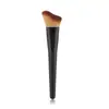 Brocha Sola para Contorno Ondulado, Brocha para Base de Maquillaje, Contorno Facial, Lado del Rostro, Brocha Biselada Estéreo para Sombras, Brocha de Maquillaje Hoz Ahora