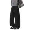 Pantalones de Trabajo Curvos Americanos para Hombre Primavera Verano 2026 Nueva Marca de Moda Sueltos Retro Modernos Pierna Ancha Versátiles Casuales Largos