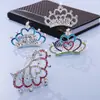 Tocados Estilo Coreano para Niños Peine Corona para el Cabello Accesorios para el Cabello de Princesa para Cumpleaños de Niñas Tarjeta para el Cabello con Corona de Pedrería