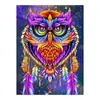 Pintura de Diamantes 2021 Nuevo Diamante Completo Búho Cristal Sala de Estar 5D Pegatina de Punto Punto de Cruz 2020 Pintura Decorativa Hecha a Mano