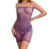 Ropa Interior Sexy Tentadora Sexy Comercio Exterior Europeo y Americano Bikini sin Tirantes Ropa para el Cuerpo Falda de Malla para Cadera w620