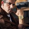 Reloj de Pulsera de Acero de Lujo Ligero Luminoso con Diamantes, Reloj de Negocios para Hombre de Seis Agujas, Resistente al Agua, Moda de Venta Caliente, Marca OFNS