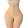 Calça Europeia e Americana Popular de Zíper de Cintura Alta Levanta Bumbum Modeladora Controle de Barriga Ajuste na Cintura Esportiva Fitness Realçadora de Quadril Levanta Bumbum