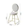 Mesa para Uñas Silla a Juego Mesa y Silla para Salón de Belleza Silla con Respaldo Simple Silla para Mesa de Uñas de Celebridad de Internet Silla Sofá Silla Artículo Predeterminado