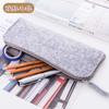 Bolsa de Lápis de Feltro Multifuncional Grande Capacidade Moda Zíper Bolsa de Lápis Feltro Caixa de Papelaria Presente Promocional Bolsa de Feltro