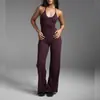 Conjunto de Top e Calça de Yoga Transfronteiriço para Mulheres Fitness Respirável e Secagem Rápida Calça Esportiva Top Sexy Conjunto de Duas Peças