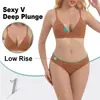 Conjunto de Lingerie Zhanrun Cross-Border Br15 Ds03 Sutiã Feminino Sem Costura Sem Aro Copo Triângulo Canelado Calcinha