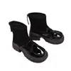 Botas Martin para Mujer 2026 Estilo Nuevo Otoño/Invierno Estilo Nuevo Plataforma Adelgazante Suela Gruesa Venta Caliente Elásticas Pequeña Altura Forradas de Terciopelo Botines Cortos