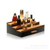 Estante de Madera para Perfumes Estante de Almacenamiento para Perfumes Estante de Exhibición Escalonado con Cajones Almacenamiento Oculto Exhibidor de Cosméticos