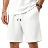 Comercio Exterior Transfronterizo Jacquard Europeo y Americano para Hombre Casual Tejido Elástico Holgado Transpirable Jacquard de Peso Pesado Pantalones Cortos Deportivos al por Mayor