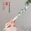Horquilla de Pelo con Borla Estilo Chino para Caminar para Mujer, Peineta de Gama Alta, Adorno para el Cabello, Nuevo Disco de Pelo Antiguo, Accesorios Hanfu Cheongsam
