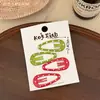Presilhas de cabelo azuis fofas para crianças, presilhas versáteis para franja, grampos de cabelo para meninas, presilhas decorativas laterais, presilhas para rabo de cavalo