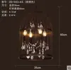 Amazon Jaula de Pájaros de Cristal Lámpara de Techo Arte de Hierro Estilo Retro Americano Industrial Lámparas Restaurante Bar Mesa Estilo Europeo Tienda de Ropa