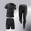 Ropa deportiva para hombre, mallas de secado rápido, alta elasticidad, para correr, entrenar, baloncesto, correr por la mañana, ciclismo, primavera y otoño.