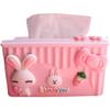 Caja de Papel Toalla de Papel Rectangular de Plástico de Dibujos Animados para Escritorio de Dormitorio de Niña, Creativa, Linda