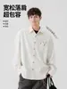 Chamarra Camisa de Manga Larga Bordada de la NASA para Hombre Verano 2025 Nueva Atractiva de Alta Gama Casual Camisas de Primavera y Otoño para Niños