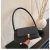 Bolsas Femininas Populares Este Ano Retro Nicho Francês Bolsa de Ombro para o Dia a Dia Tendência Elegante Bolsa de Braço Baguete