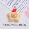 Oso Manzana Lindo Dibujo Animado Hecho a Mano DIY Accesorios para Joyería Hebilla de Zapato con Agujero Paquete de Materiales Pegamento Cremoso Resina Accesorios Pequeños