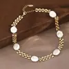 Collar de Perlas Nala para Mujer, Cadena de Clavícula de Lujo Ligero de Alta Gama, Cadena para Suéter de Diseño Único, Accesorio Versátil de Moda