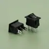 Interruptor basculante KCD11 de tres velocidades, 3 pines, mini interruptor pequeño de 3 velocidades, interruptor de encendido basculante 10X15mm