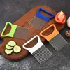 Venta al por mayor del fabricante Tenedor para cebolla Multifuncional Cocina Rebanado Vegetal Soporte para cebolla Aguja para cebolla Acero inoxidable Aguja para ablandar carne