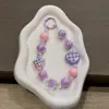 Nuevo Corazón Acrílico Estrella de Cinco Puntas Cadena para Teléfono DIY Colgante Dopamina para Teléfono Llavero Decoración para Bolso de Niña