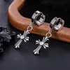 Aretes de Acero de Titanio para Hombres, Pinzas para Orejas con Borla y Cono Estilo Punk para Mujeres, Aros para Orejas Unisex sin Perforación, Accesorios para Orejas de Acero Inoxidable de Moda
