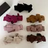 Grampo de Banana Banana de Camurça Maillard de Camada Múltipla de Alto Padrão Coreano para Cabelo Feminino Grampo de Rabo de Cavalo Acessórios de Cabelo