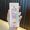 Corrente para Celular de Gato com Miçangas Chaveiro Boneca para Transmissão ao Vivo Douyin Pingente para Mochila Chaveiro Pequeno Presente Atacado