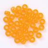 6x cuentas de barril luminosas de 9 mm con agujero grande DIY niños cuentas redondas cuentas sueltas pulsera collar material cuerda para el cabello accesorios