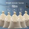 Bolsa de pano de fio de algodão puro bolsa de pano para medicina tradicional chinesa bolsa para sachê de chá filtro para fritar remédios bolsa separadora de borra de sopa de vinho bolsa de material bolsa para ensopado