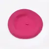 Novo chapéu boina de lã da moda feminino outono e inverno tudo combina chapéu de cogumelo quente tricotado japonês chapéu de pintor artístico retrô