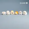 Mini Figura Linda de Hámster Gordito para Tablero de Coche, Escritorio o Estación de Trabajo, Regalo de Decoración Terapéutica y para Aliviar el Estrés