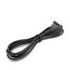 Cable de alimentación estándar nacional de dos orificios y ocho colas, 2 cables de conexión para impresora, lámpara de escritorio y TV de dos núcleos y ocho colas, 1,5 metros
