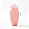 Jarrón de cristal con forma de trompeta, decoración de mesa transparente de alta gama, arreglo floral para sala de estar, recipiente hidropónico simple para flores frescas