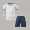 Nuevo conjunto de uniforme de fútbol infantil transfronterizo, camiseta edición aficionado visitante Italia, uniforme de equipo de secado rápido para competición y entrenamiento