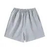 Pantalones Cortos de Rizo Pesado Color Niebla 440g Primavera y Verano 2025 Pantalones de Cinco Puntos Casuales de Moda Callejera Simple Americana Marca