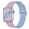 Adecuado para Correas de Apple Watch Apple Watch Generaciones 1-12/Ultra 1-3/Se3 Segunda Generación Correa de Reloj Magnética de Silicona