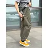 251016001Logo Triangular Masculino Outono e Inverno Montanhismo ao Ar Livre Soft Shell Três-Resistente Simples Casual Calça de Lã
